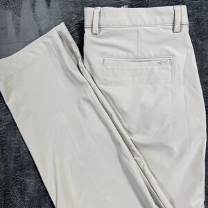 Greg Norman Golf Pants Mens 34x32 Khaki Tan Performance Stretch TL110647